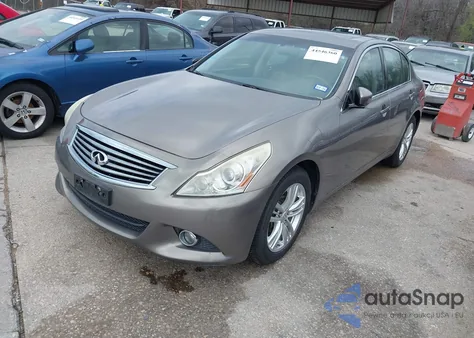 2010 Infiniti G37X z USA, uszkodzony, nr VIN JN1CV6AR4AM450777